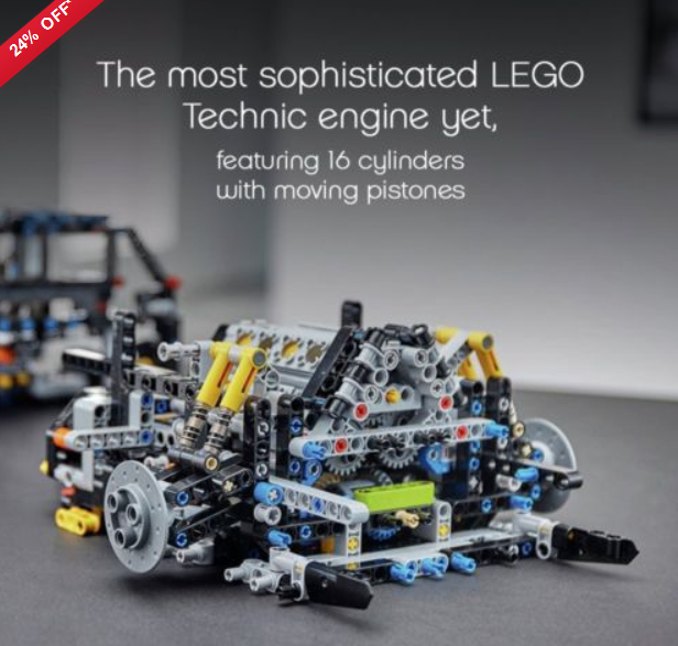 lego technic bugatti chiron sports car 05224.99