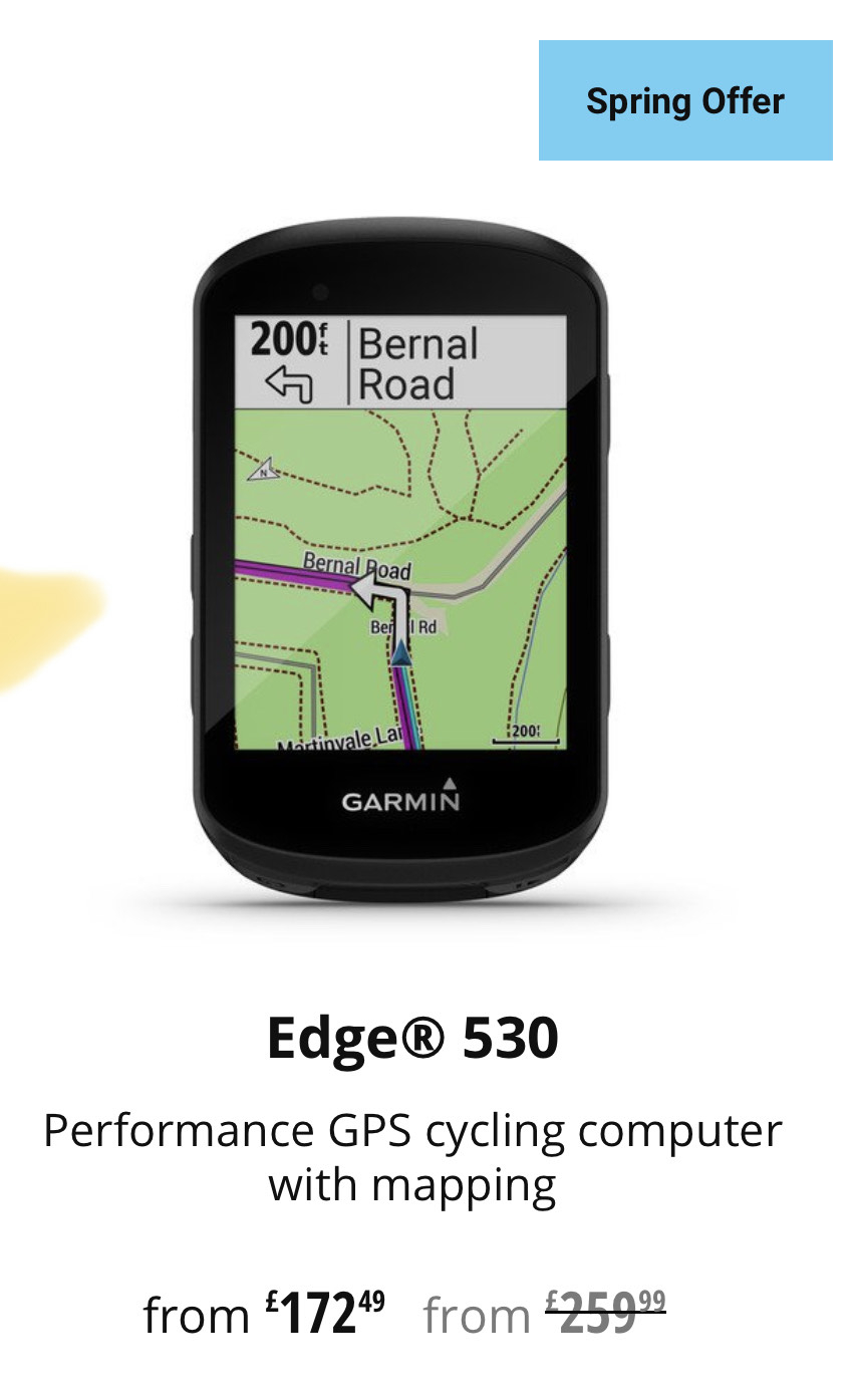 wiggle garmin 530