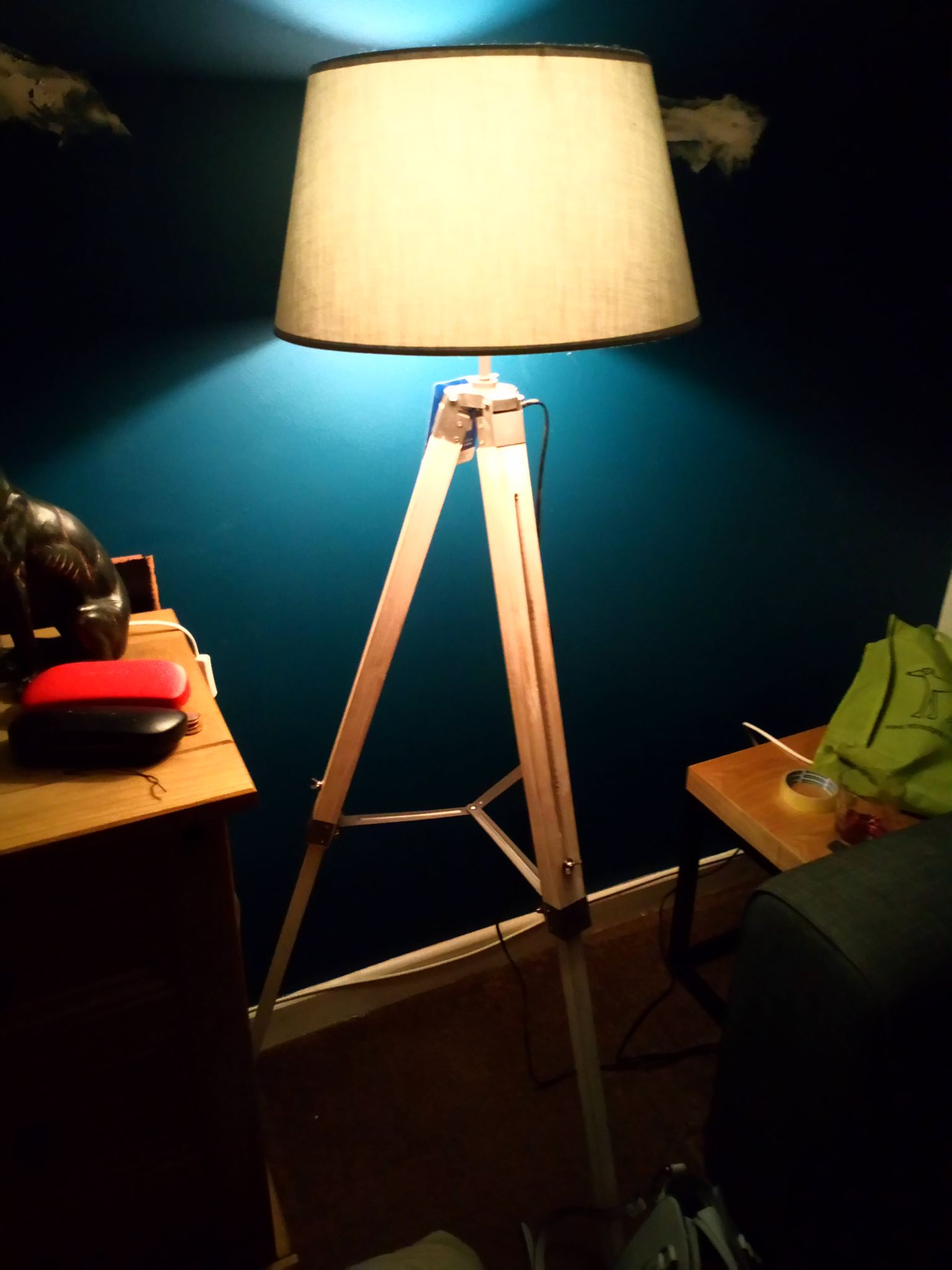 tripod floor lamp home bargains