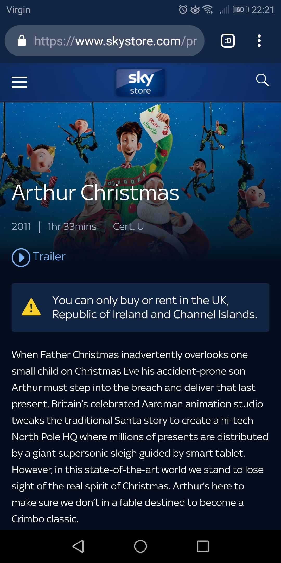 download arthur christmas movie free
