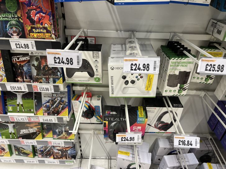 Xbox Wireless Controller for Xbox Series X/S Robot White at ASDA ...