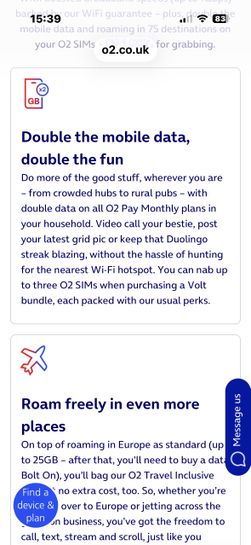 O2 Sim Only 50GB 5G + 3 Months Disney+/Prime at £8pm | at O2 - hotukdeals