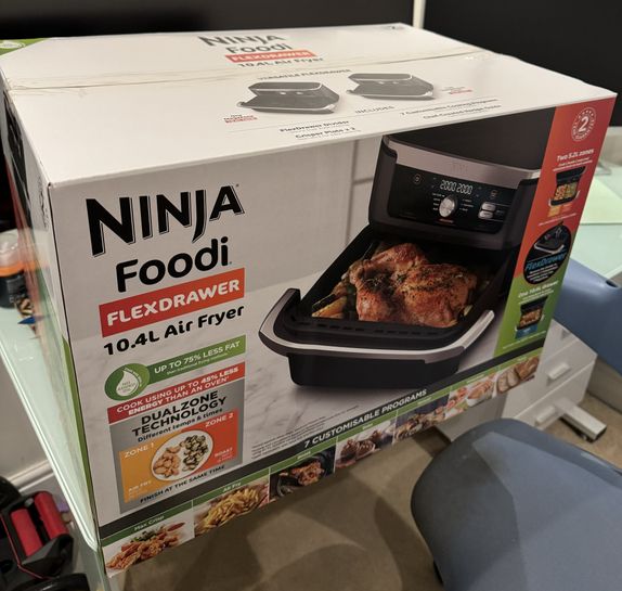 Refurbished Ninja Foodi FlexDrawer Air Fryer 10.4L - AF500UKREFB