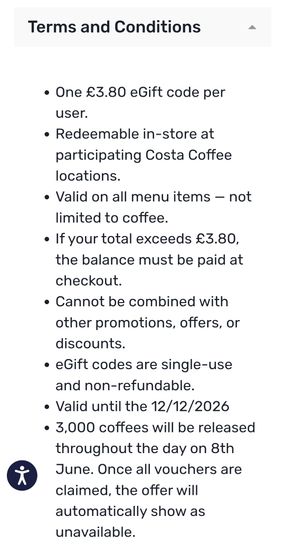 Free Costa Coffee (Via Lebara Rewards) at Lebara – £0.00 Gift? - hotukdeals
