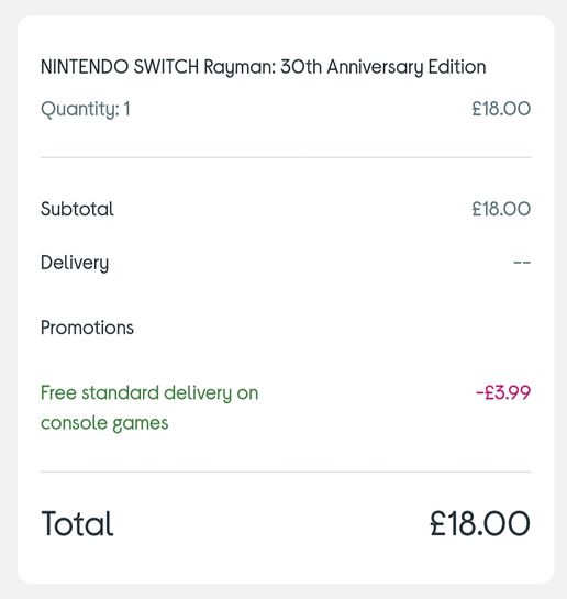 Rayman: 30th Anniversary Edition Nintendo Switch Game [Free C&C] Argos ...