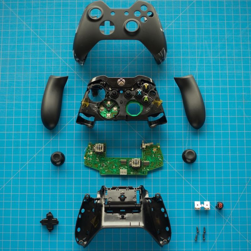 Deconstructed xbox one controller 