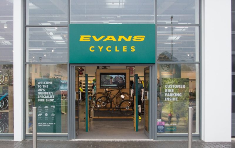evans cycles free delivery