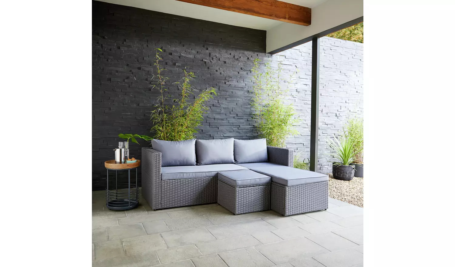 Habitat Mini Corner Garden Sofa Set with Storage £240 + £6.95 delivery