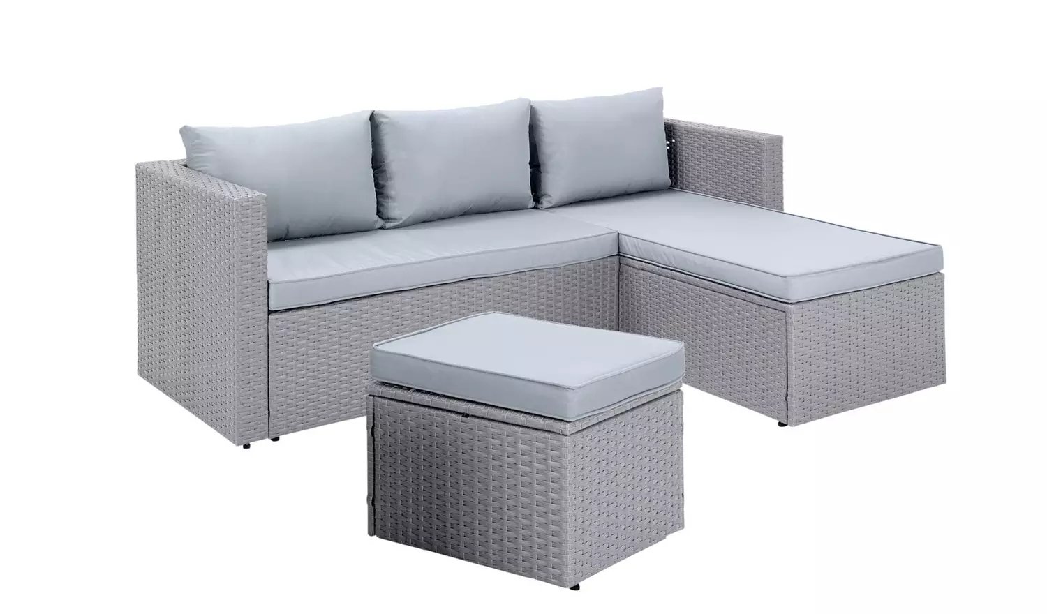 Habitat Mini Corner Garden Sofa Set, Waterproof Cushions For Outdoor Furniture Argos