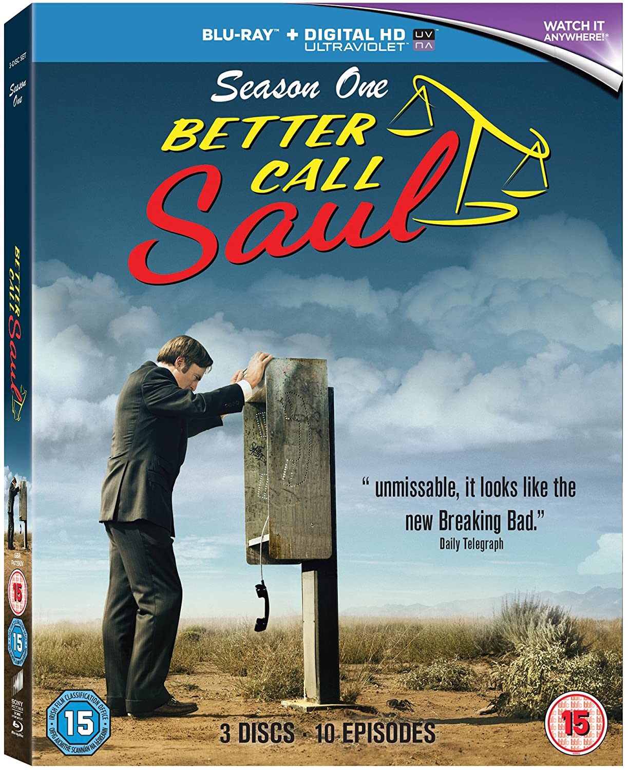 Better Call Saul – Season 1 [Blu-ray] [2017] [Region Free] £1.90