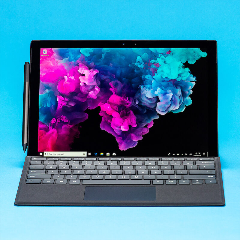 surface pro with keyboard and surface pen