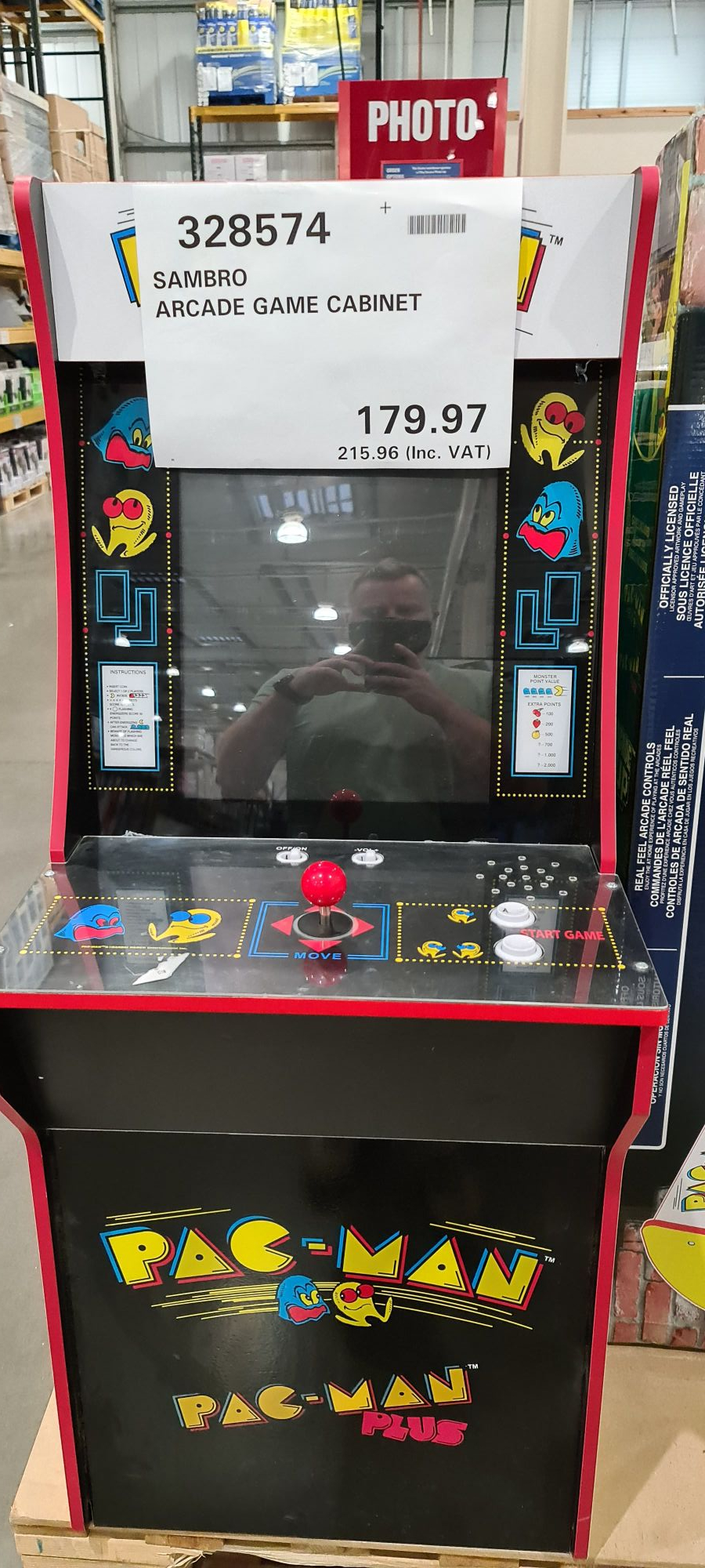 pacman video game machine