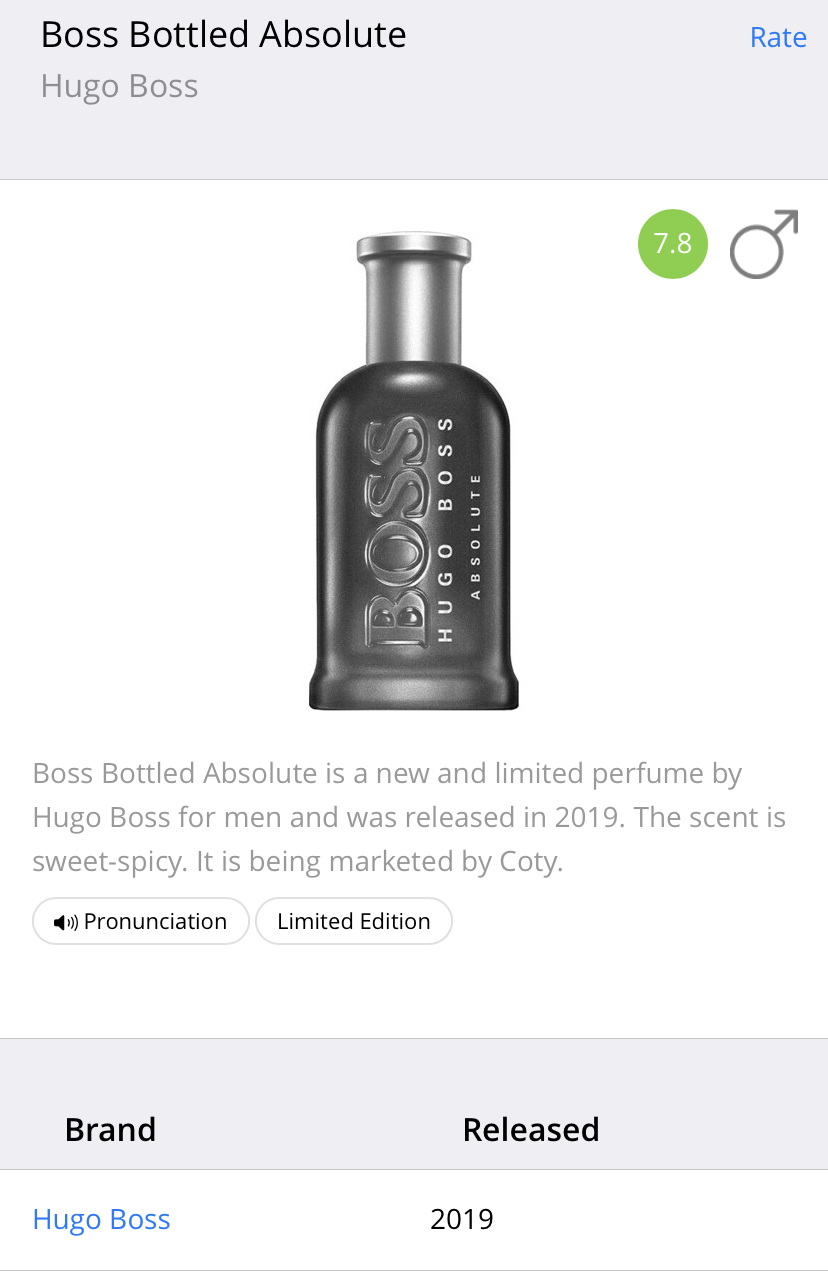 boss bottled notino