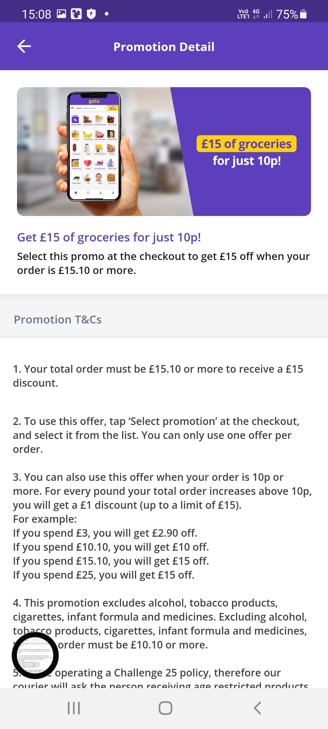 Get 15 10 Worth Of Groceries For Just 10p In London Birmingham Manchester Delivered In 10 Minutes Via App Account Specific Getir Hotukdeals