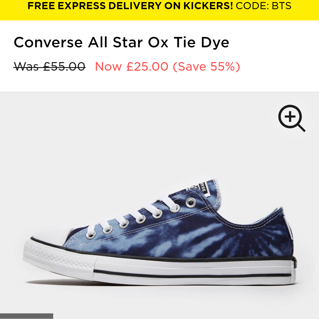 converse free delivery code