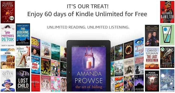 kindle unlimited free for two months