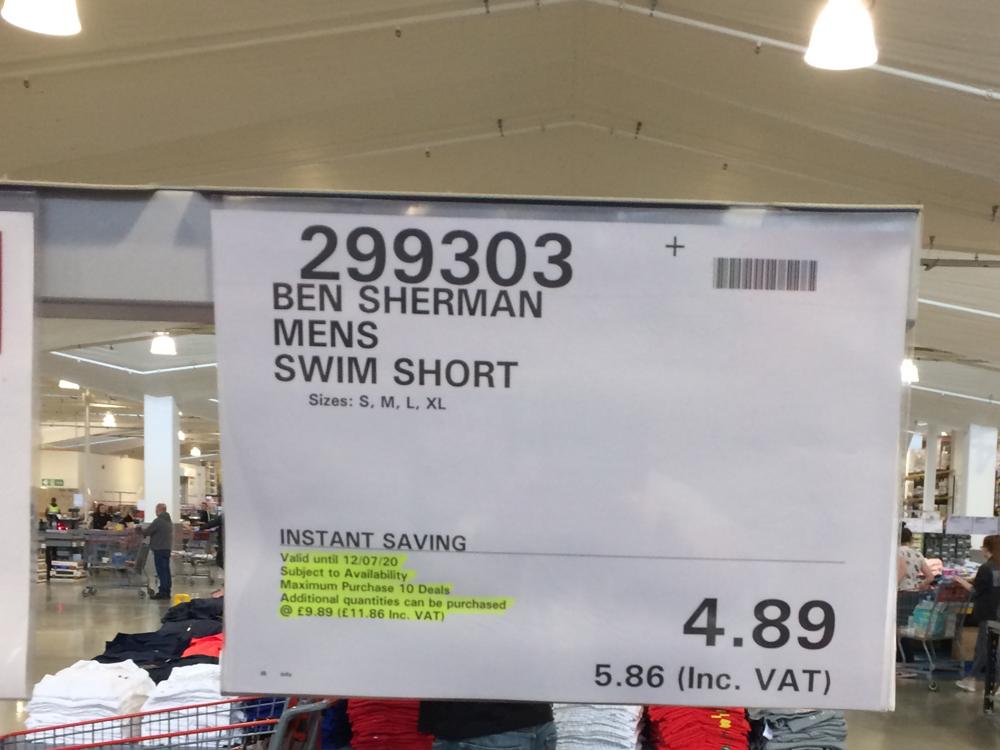 costco mens swim trunks