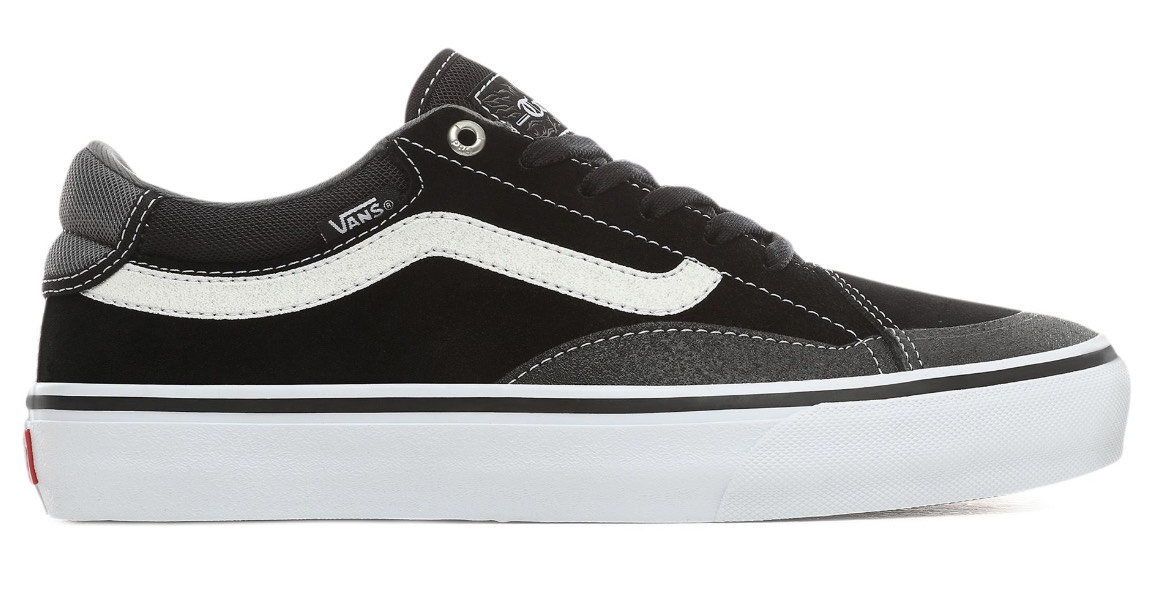 vans black strap shoes