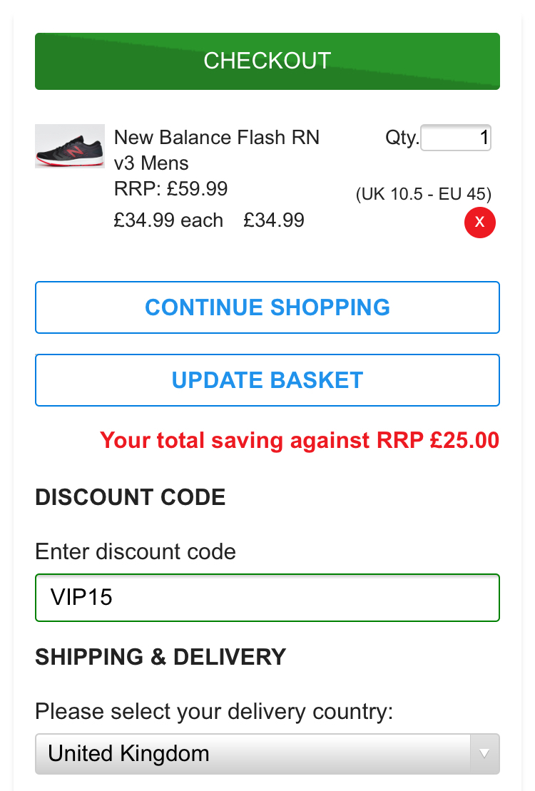 new balance discount code uk