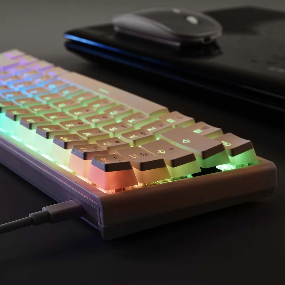 MK25 Mechanical Gaming Keyboard 61% Layout / RGB / USB C £35.84 ...