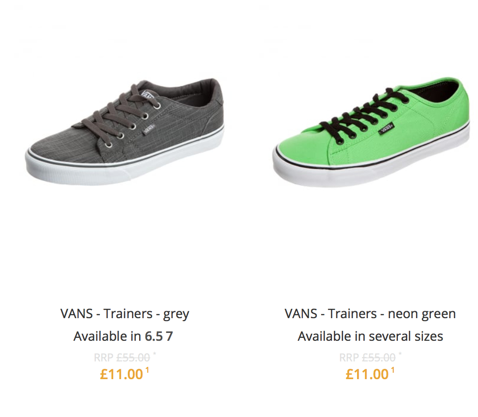 zalando vans