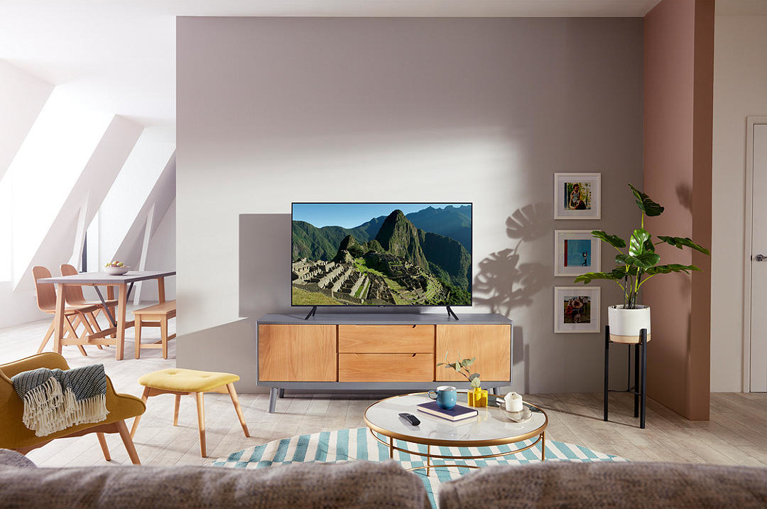 Samsung QE65Q70T (2020) QLED HDR 4K Ultra HD Smart TV, 65 inch with TVPlus/Freesat HD, Black - £ ...