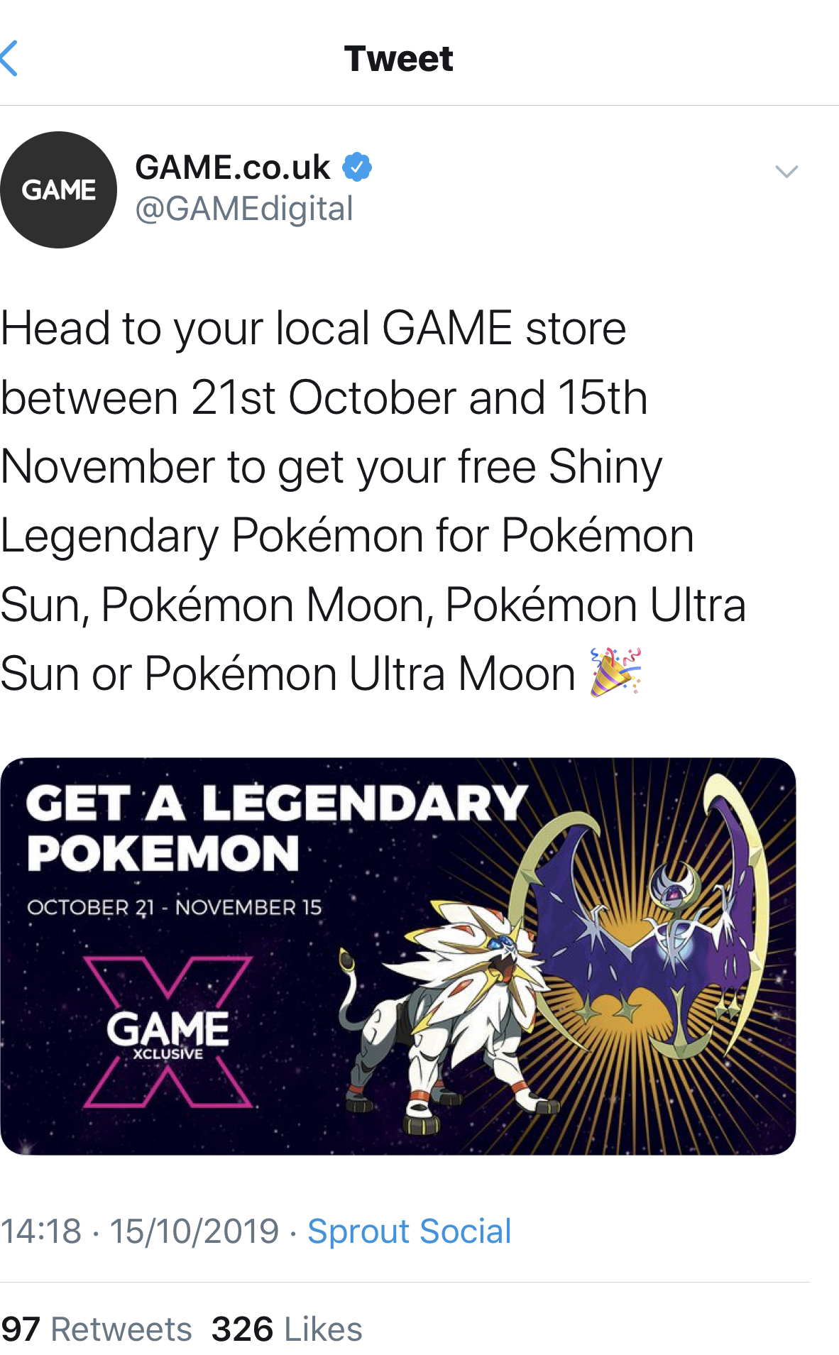Free Shiny Lunala Or Shiny Solgaleo For Pokemon Ultra Sun Moon
