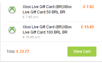 xbox gift card from another region
