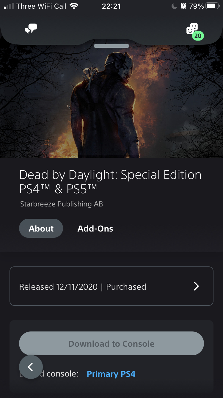 Dead By Daylight Special Edition Comes As Free Playstation App Hotukdeals