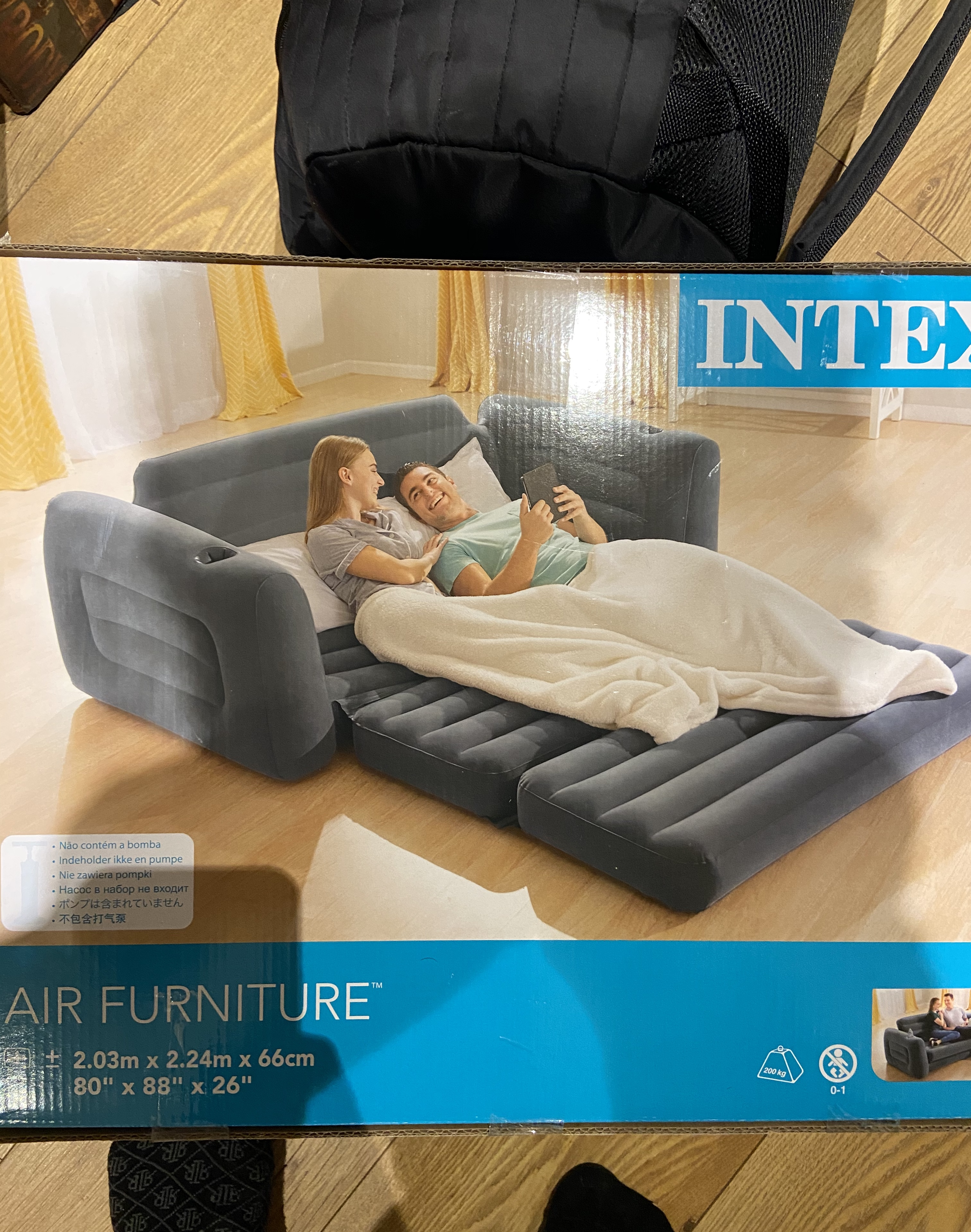 Intex Inflatable Pull Out Sofa 15, Intex Pull Out Sofa Tesco