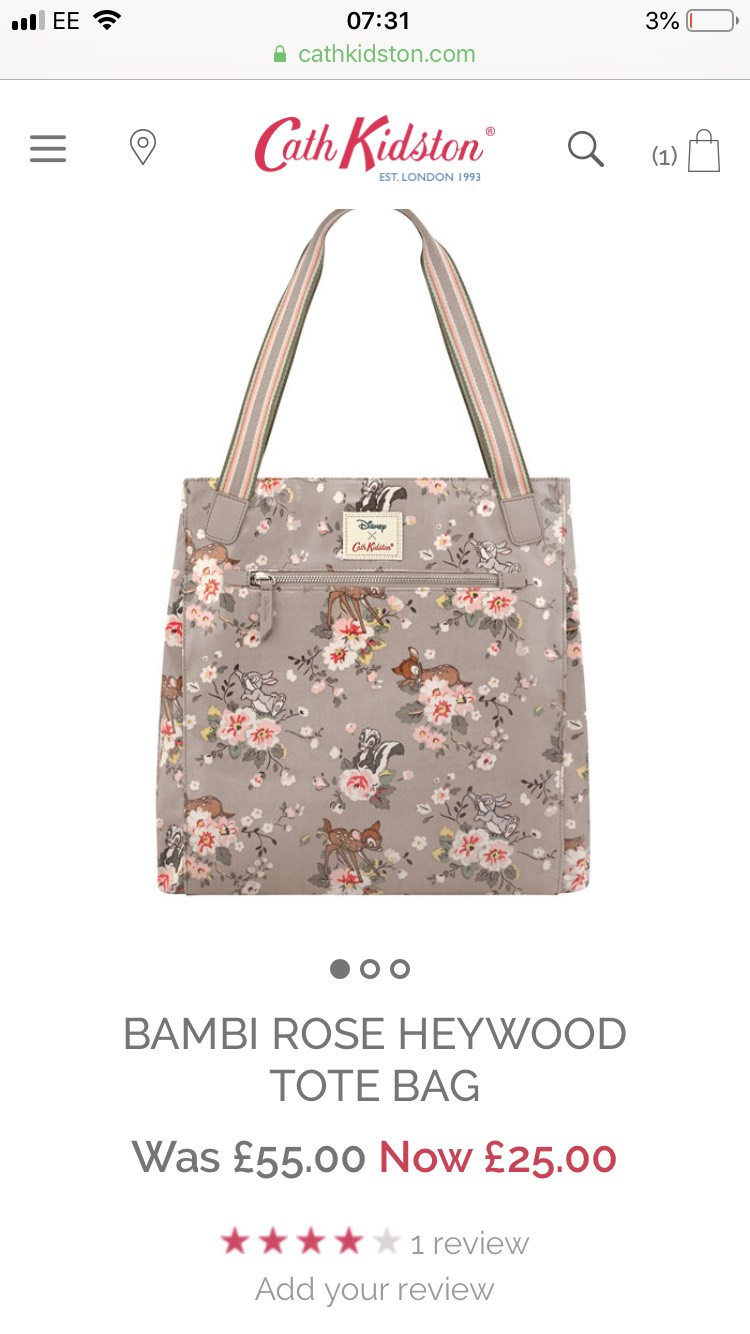 cath kidston heywood tote bag