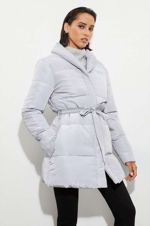 Tall Padded Duvet Wrap Coat - £25 + £3.99 delivery @ Dorothy Perkins