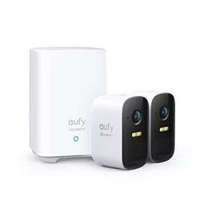 eufy Security, eufyCam 2C 2-Cam Kit 180-Day Battery /HomeKit Compatibility/1080p HD/IP67 £137.99 @ Amazon / AnkerDirect (Prime Exclusive)