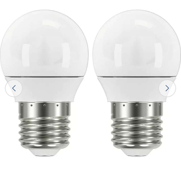Argos Home 5W LED Mini Globe ES Light Bulb - 2 Pack now 20p with Free Collection @ Argos