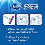 Bloo Power Active Toilet Rim Block Pack of 3