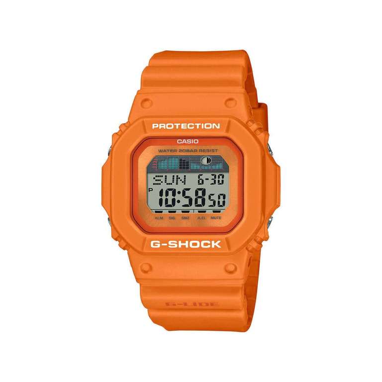 G-shock GLX-5600RT-4ER tide and moon orange watch £52.90 delivered @ Casio
