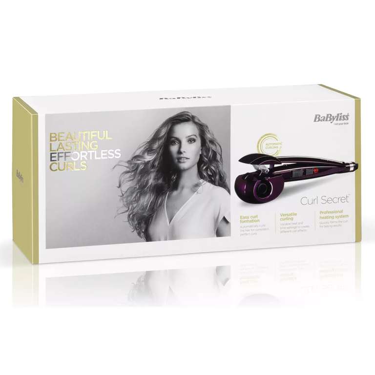 BaByliss Curl Secret Automatic Hair Curler - 3 Year Warranty - Free Click & Collect