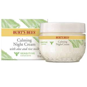 Burt's Bees Sensitive Night Face Cream, 50g £12.00 delivered / £10.80 subscribe & save (+£4.99 non prime) @ Amazon