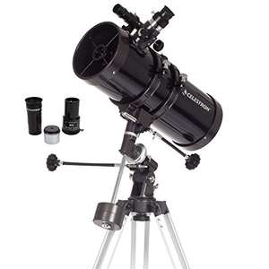 Celestron 21049 PowerSeeker 127EQ Reflector Telescope, Black