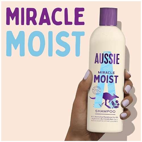 Aussie Miracle Moist Shampoo 300 ml - Pack of 6