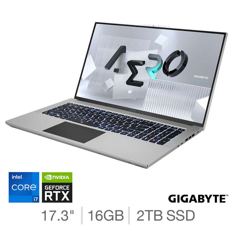 Gigabyte AERO 17.3" Laptop UHD 4K miniLED 1000nits 120Hz Intel i7-12700H RTX 3070TI 16GB RAM 2TB SSD £1749.99 (membership required) @ Costco