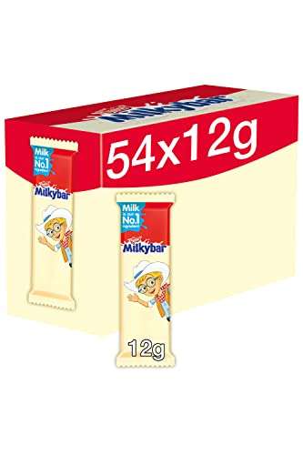 MILKYBAR - White Chocolate Kid Bar 54 x 12g £11.25 (£10.69 Subscribe & Save)at Amazon