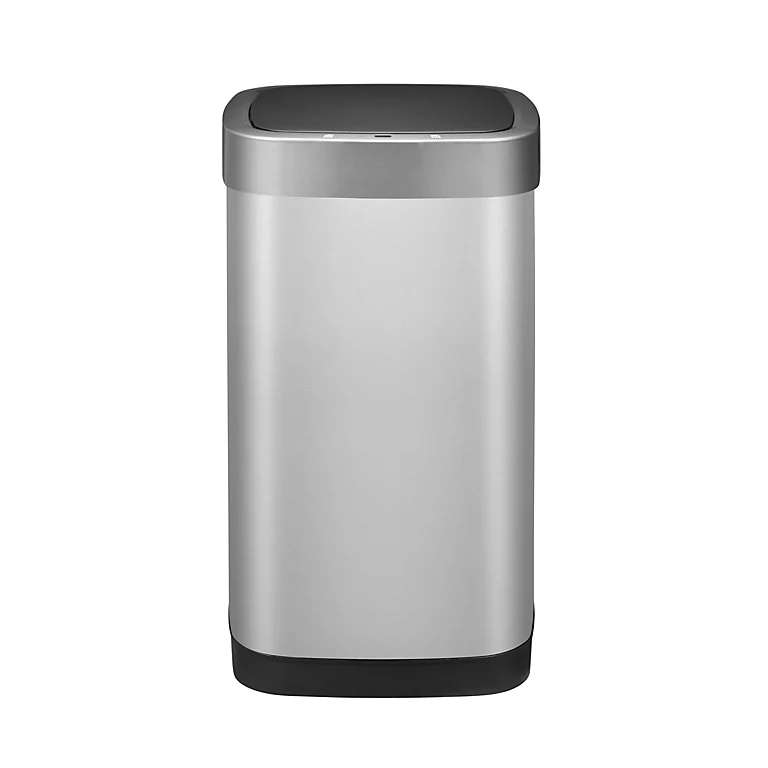 Brushed Grey Stainless Steel Sensor Bin, 40L - £39 Free Collection (Select Stores) @ B&Q