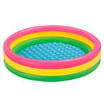 Intex 57422 3-Hoop Inflatable Paddling Pool 147 x 33 cm multicoloured £7.54 @ Amazon