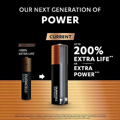 Duracell Optimum AA Batteries, pack of 8