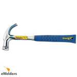 Estwing ESTE328C E3/28C 24oz English Pattern Curved Claw Hammer, Smooth Face, Shock Reduction Grip