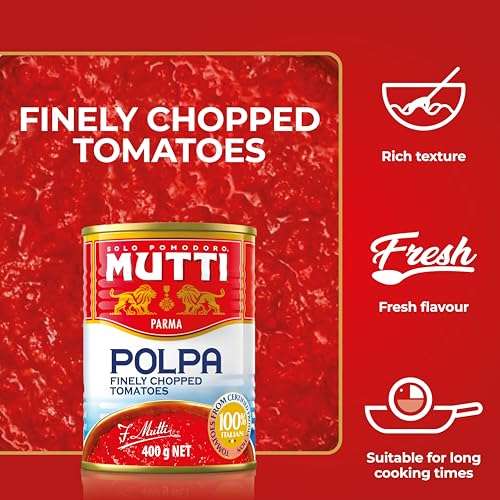 Mutti Finely Chopped Tomatoes, 400g (Pack of 3) - W/Voucher - £1.33 / £1.26 S&S