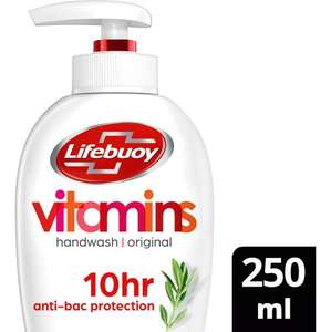 Lifebuoy Hygiene Anti-bacterial Handwash 250ml £1@ Waitrose