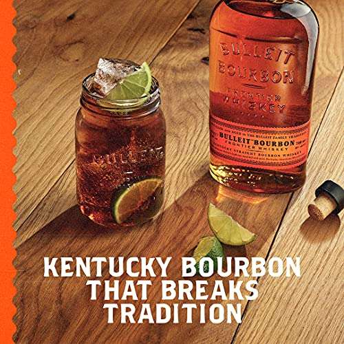 Bulleit Bourbon Frontier Whiskey 70cl, 45% ABV - £20 @ Amazon