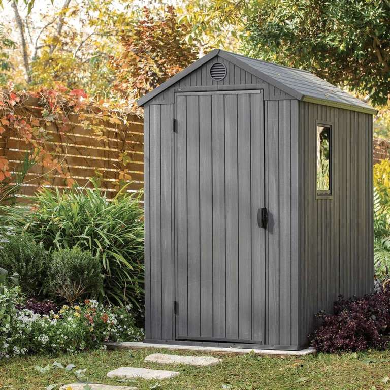 Keter Darwin 6 x 4ft Shed Grey - £300 (delivered / free click and collect) @ Wickes